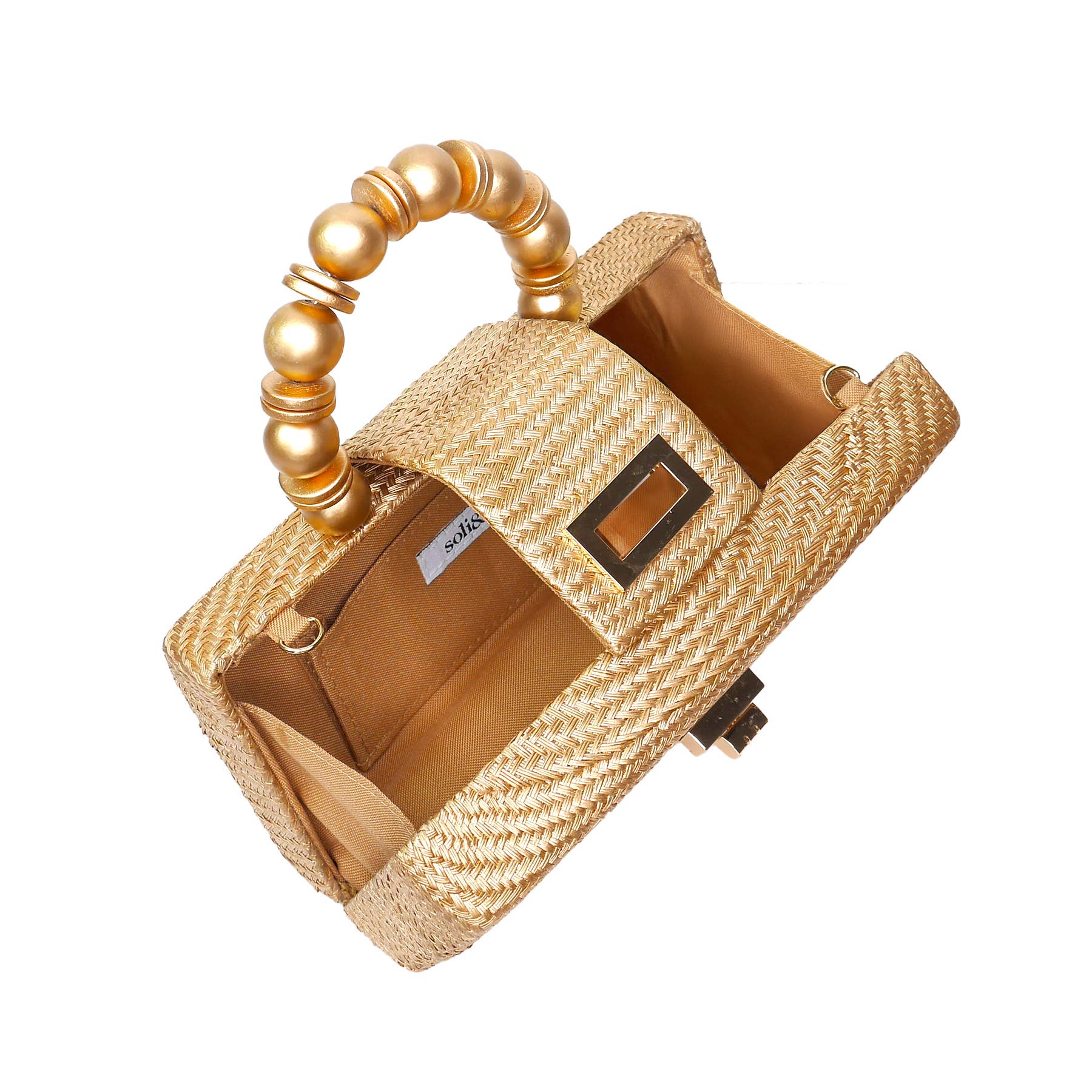 Gold Statement Clutch