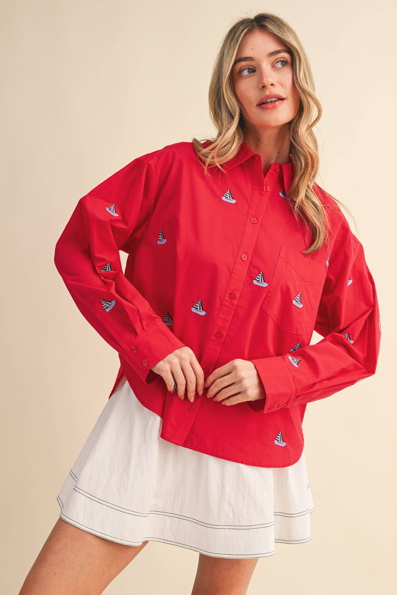 SAIL AWAY BUTTON DOWN