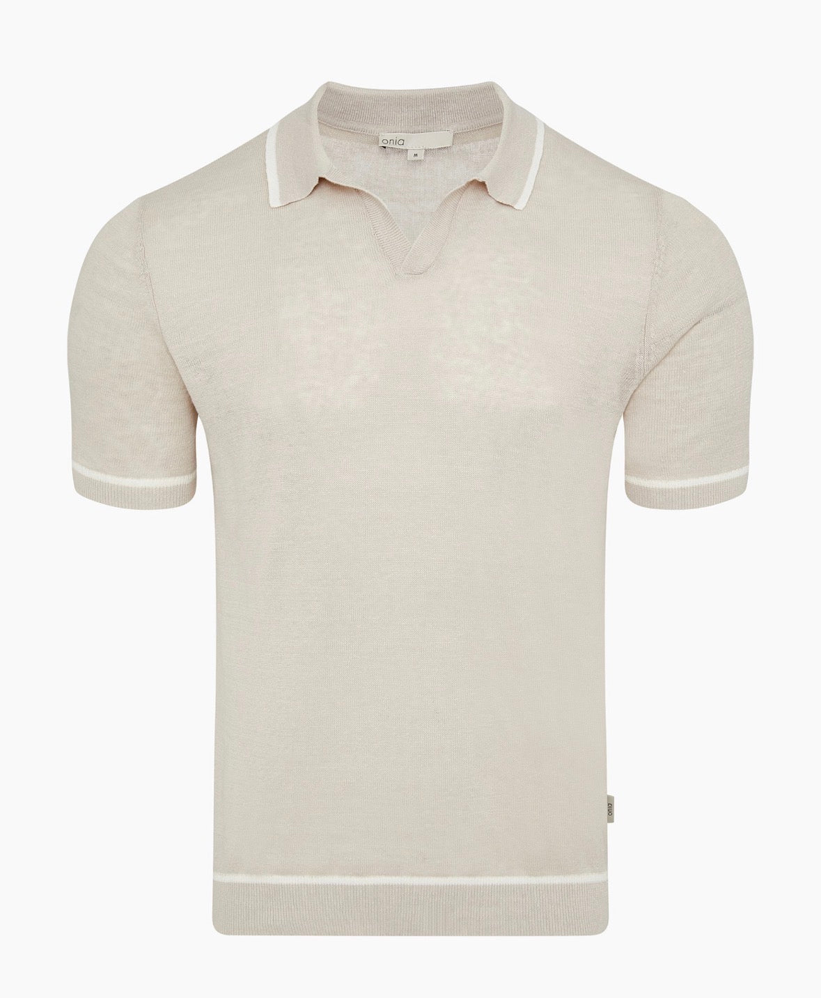 Collar Polo - STONE/WHITE