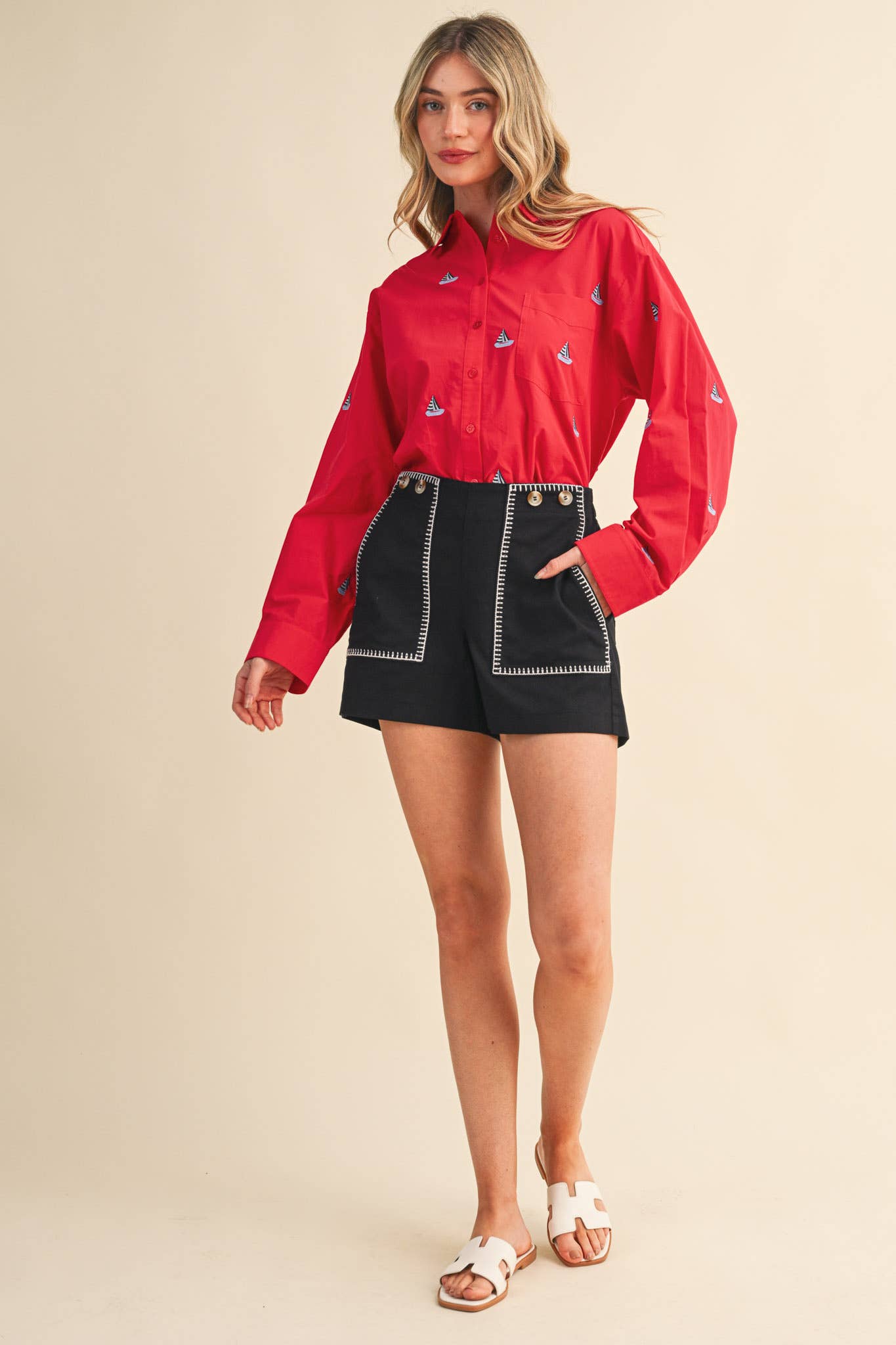 SAIL AWAY BUTTON DOWN