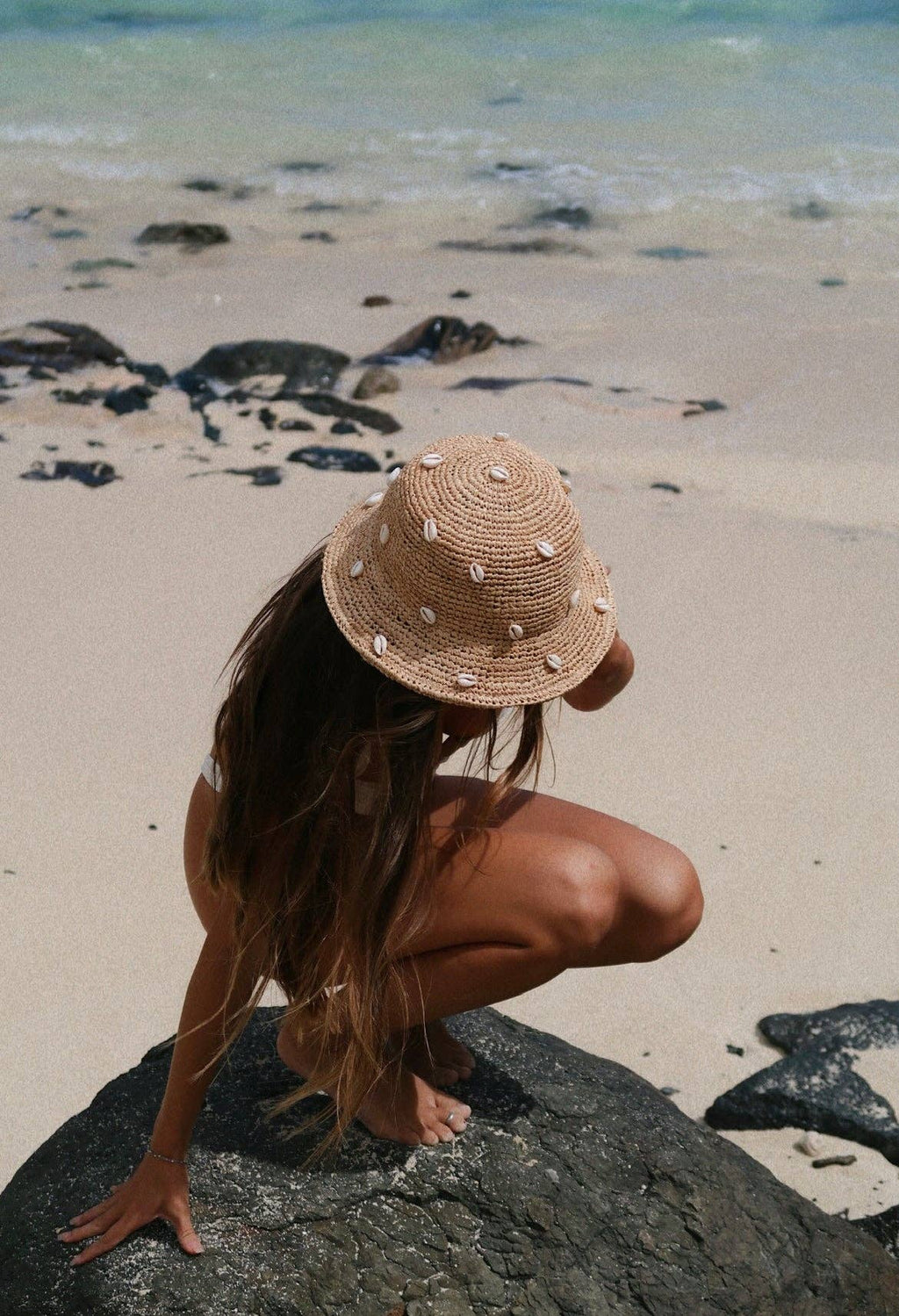 Cowry Shell Bucket Hat