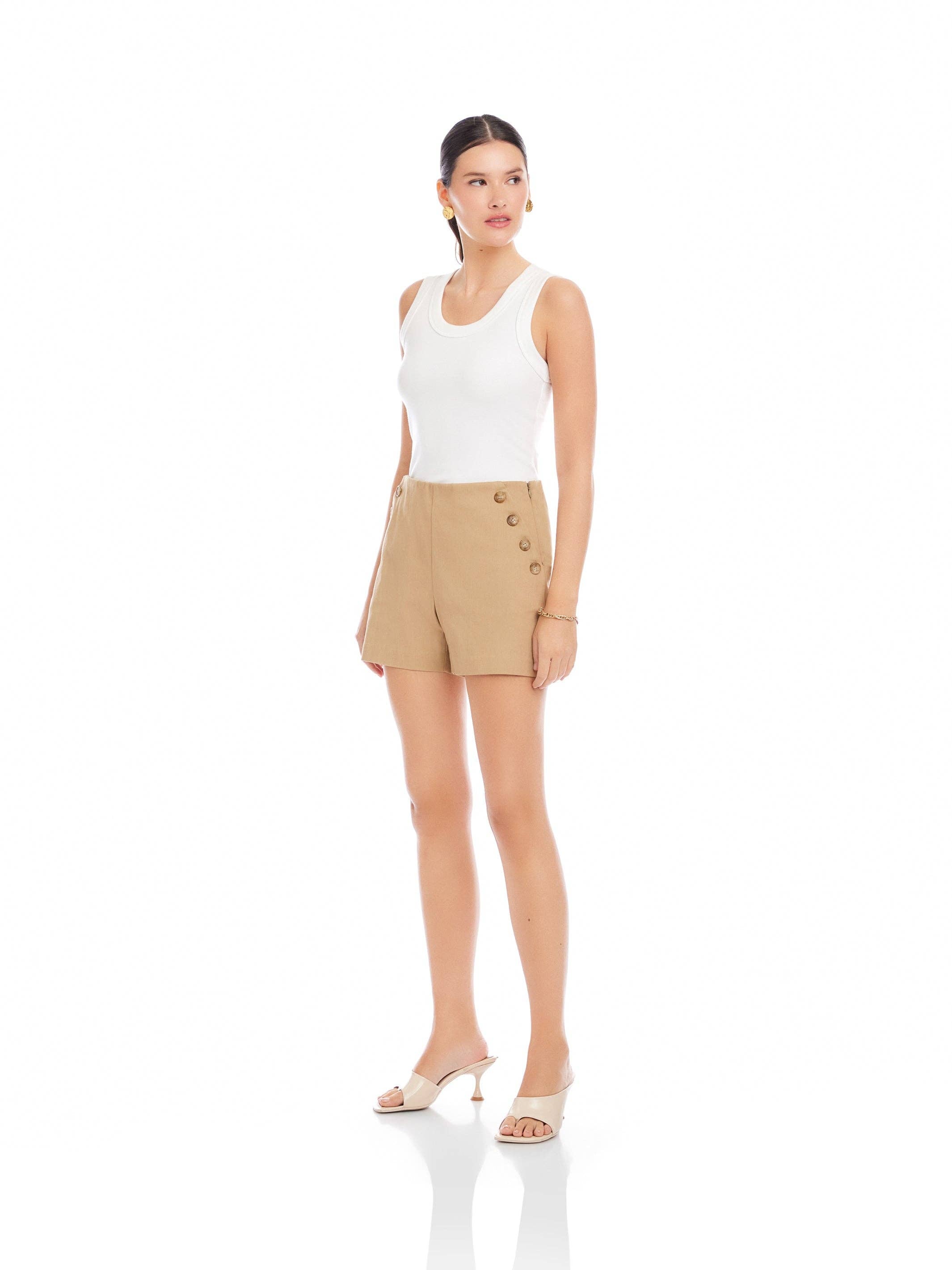 Kai Button Shorts