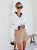 Kai Button Shorts