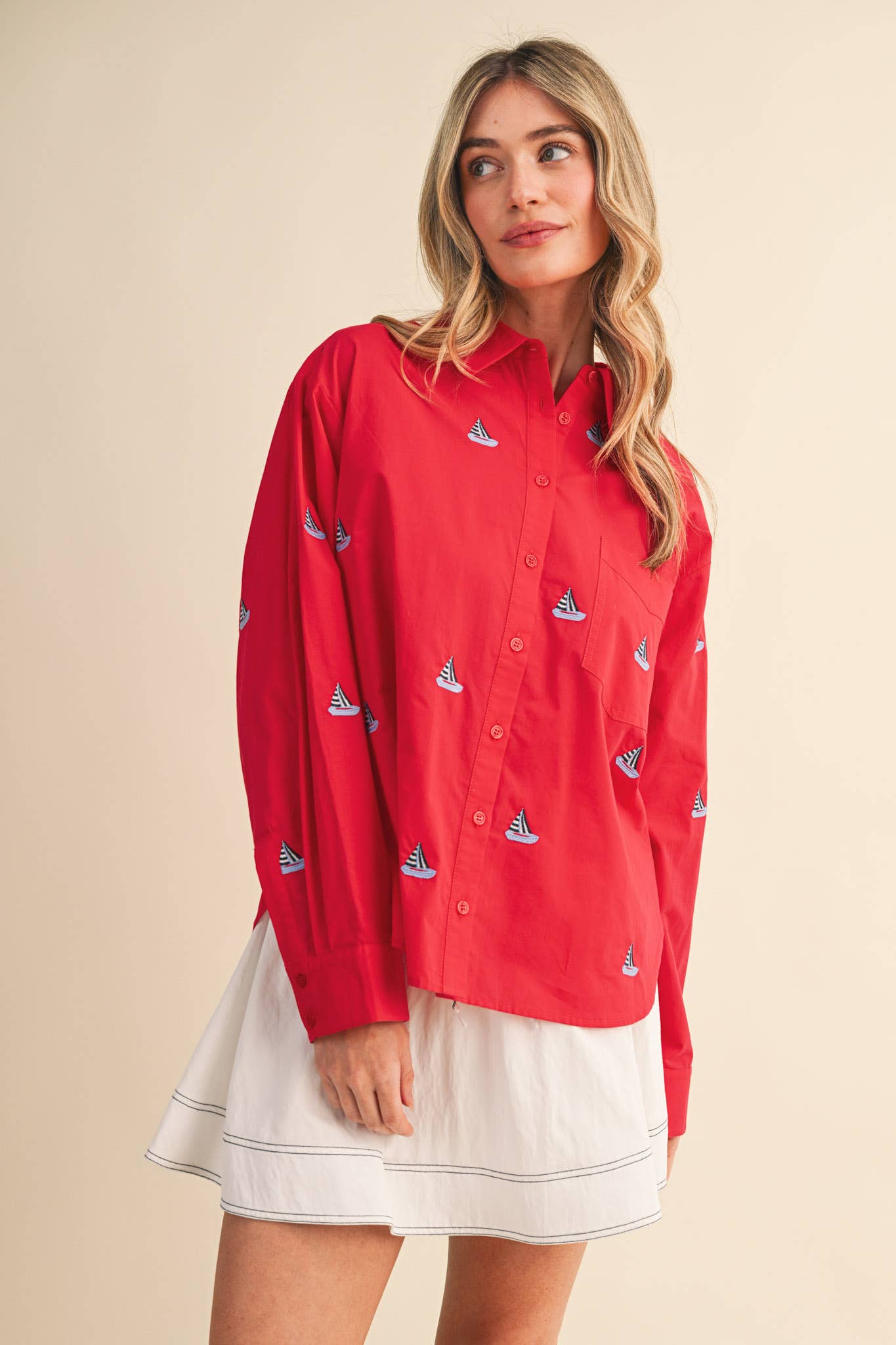 SAIL AWAY BUTTON DOWN