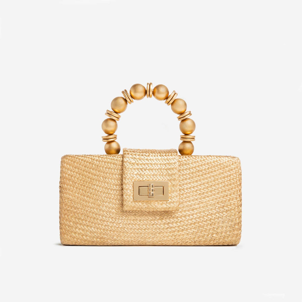 Gold Statement Clutch