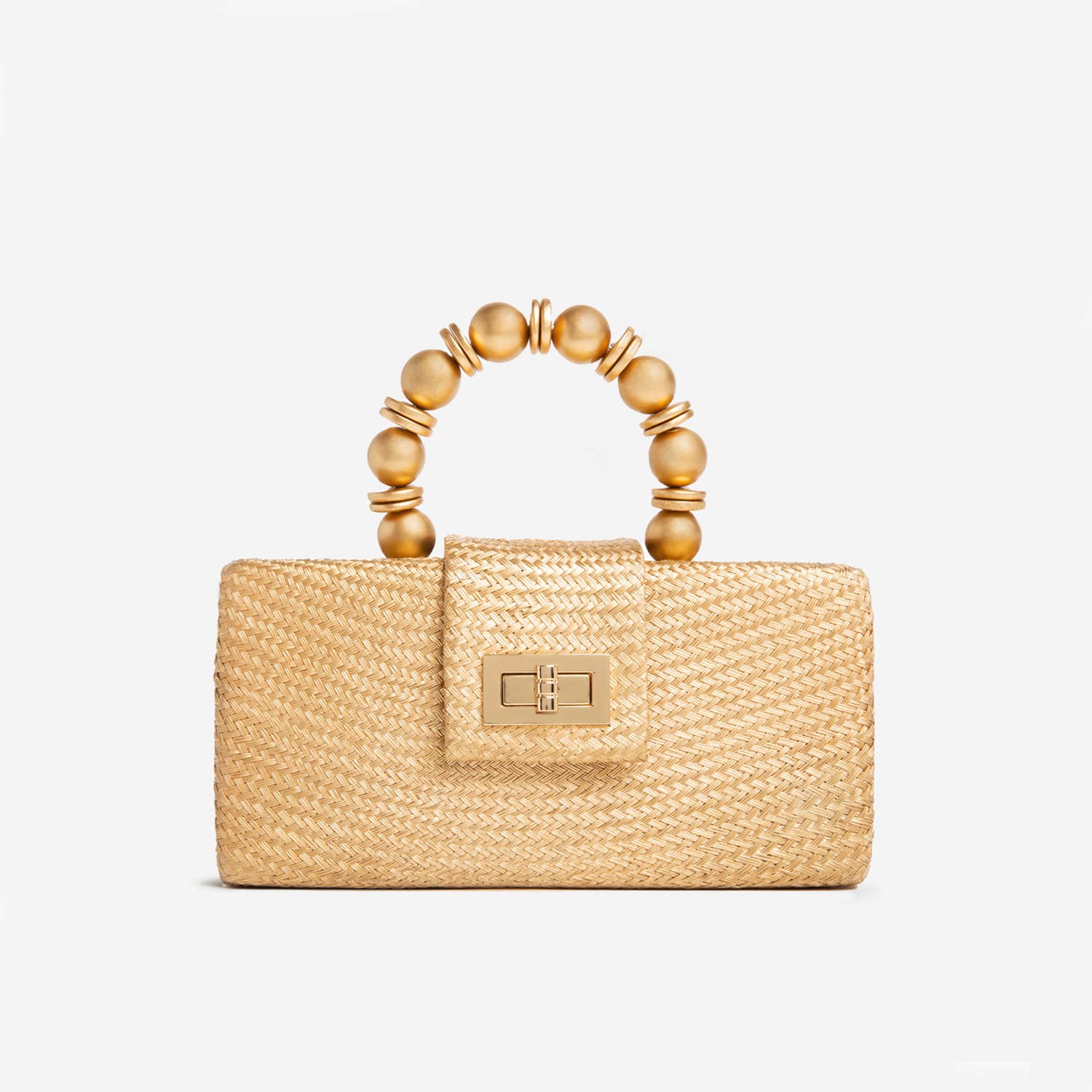 Gold Statement Clutch